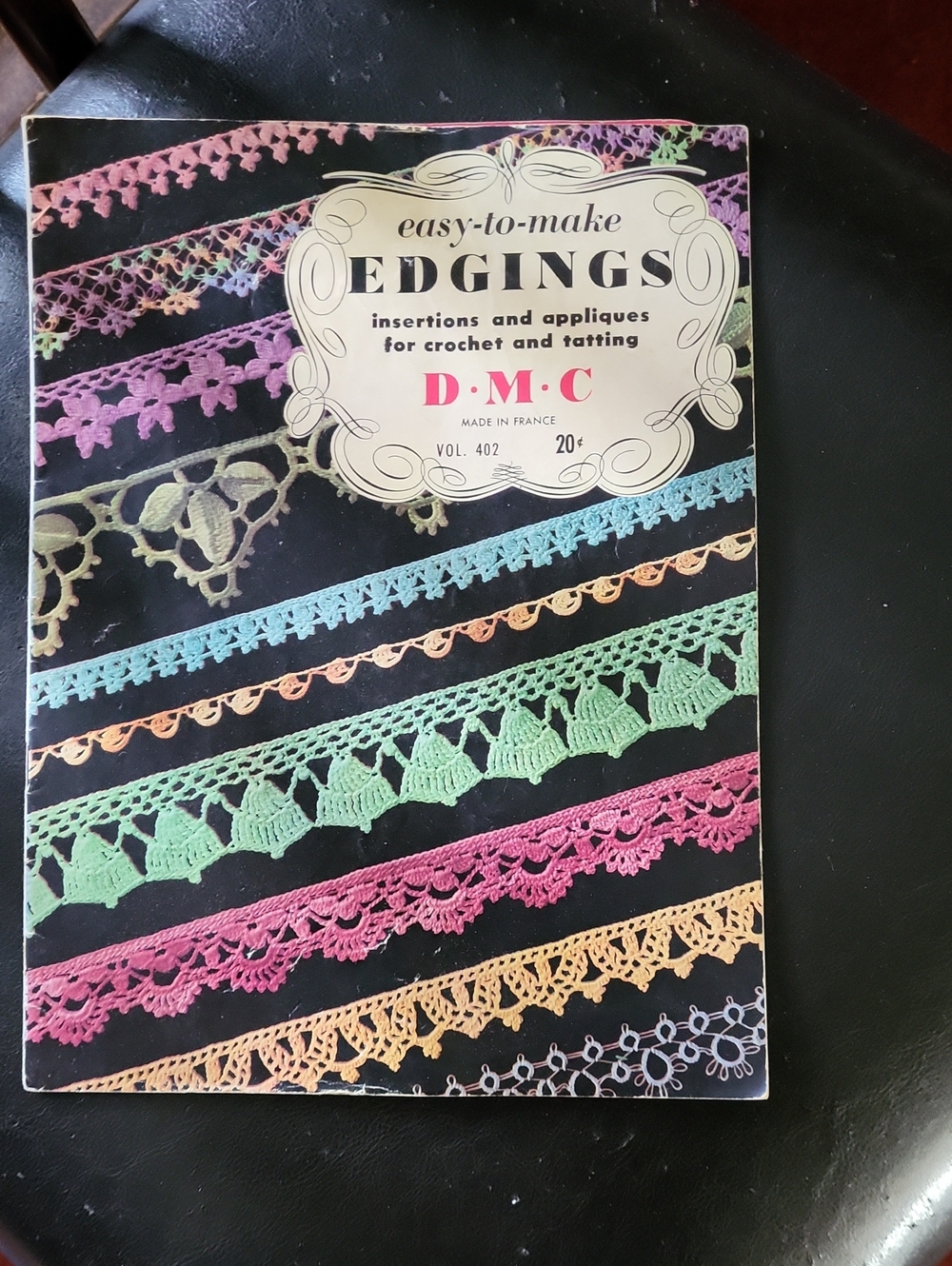 Easy-to-Make Edgings Crochet & Tatting Pattern Book - Multicolor